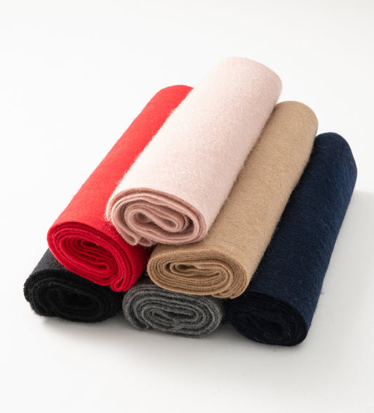 100% Cashmere Scarf with Fringed Edges